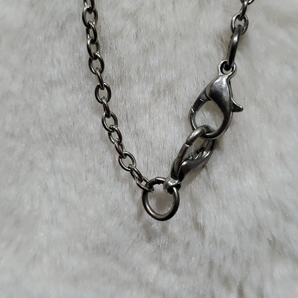 NECKLACE Draped silver - Picture 6 of 8